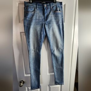 Express Women's Light Blue Skinny Jeans